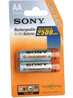 Sony 2X NiMH AA 2500MAH (BCG34HS2E)